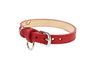 Classic Americana  Leather Dog Collar