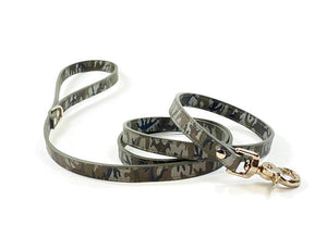 Classic Camouflage Leather Leash - Around The Collar NY