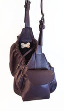 Load image into Gallery viewer, Classic Leather Dog Sling Carrier - Around The Collar NY