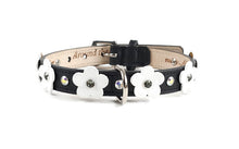 Load image into Gallery viewer, Ellie Leather Flower Dog Collar
