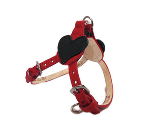 Heart Leather Step-In Harness - Around The Collar NY
