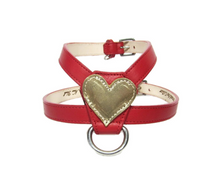 Load image into Gallery viewer, Heart Leather Dog  K Harness