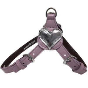 Heart Leather Step-In Harness - Around The Collar NY