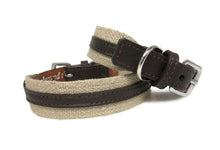 Load image into Gallery viewer, Hemp &amp; Leather Dog Collar