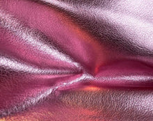 Load image into Gallery viewer, Pink Metallic Leather Dog Collars leash harness poop bag holder
