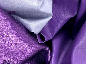 Shades of Purple leather for dog and cat collars 