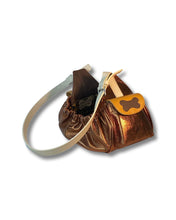 Load image into Gallery viewer, Sling Leather Dog Carrier with Bone on Pocket Flap