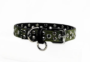 Jaxon Camouflage Eyelet & Stud Collar