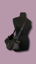 Load image into Gallery viewer, Leah Leather Sling Carrier with Crystal Cluster on Pocket Flap Product vendor