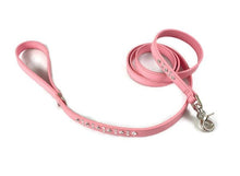 Load image into Gallery viewer, Lexus Crystal Cluster Leather Dog Leash