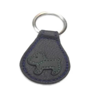 Malka Leather Dog Key FOB - Around The Collar NY