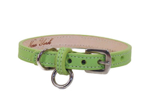 Classic Leather Dog Collar - Around The Collar NY