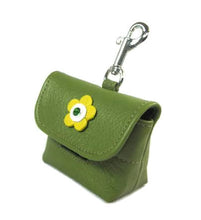 Load image into Gallery viewer, Riley Leather Flower Poop Bag Holder - Around The Collar NY