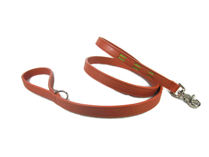 Huck Leather Dog Leash - Around The Collar NY