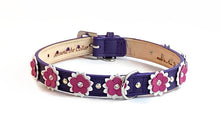 Load image into Gallery viewer, Penelope Flower Collar with Swarovski Crystals on Flower &amp; Collar - Around The Collar NY