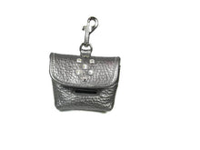 Cargar imagen en el visor de la galería, Bella Leather Poop Bag Dispenser with Swarovski Jewels &amp; Crowns WIP - Around The Collar NY
