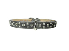 Load image into Gallery viewer, Bella Leather Dog Collar with Jewels and Crowns - Around The Collar NY