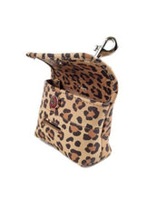 Load image into Gallery viewer, Classic Leopard Leather Poop Bag Holder WIP - Around The Collar NY