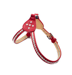 Shanti Leather Step-In Harness with Crystals on Straps & Side Tabs Product vendor