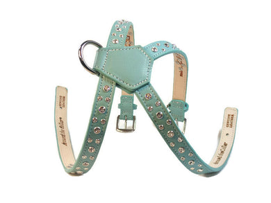Stella Leather K Harness All Clear Crystal Cluster
