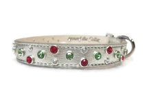 Load image into Gallery viewer, Stella Jewel Cluster Christmas Dog Collar