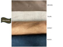 Load image into Gallery viewer, Classic Ultra Suede and Leather Dog Sling Carrier