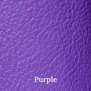 Purple leather Hopee dog collar
