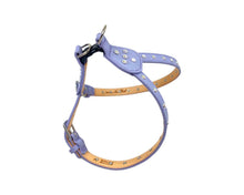 Load image into Gallery viewer, Brie Leather Step-In Dog Harness with Clear Crystals on Straps and Tabs